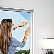 Windhager Insektenschutzgitter Standard (130 x 150 cm, Weiß, Klettbefestigung, Fenster)