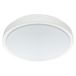 Eglo LED-Wand- & Deckenleuchte rund Competa 1 (18 W, Ø x H: 245 mm x 5,5 cm, Weiß, Warmweiß)