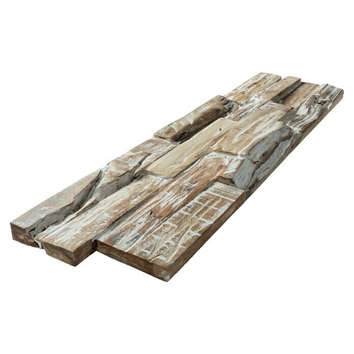 Holzpaneel Rustic White 