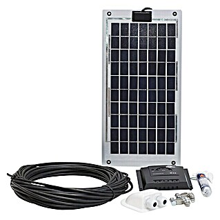 Sunset Solar-Strom-Set Laminat (Geeignet für: 12 V/24 V Systeme, Nennleistung: 10 W, Für Booten, Yachten und Wohnmobilen)