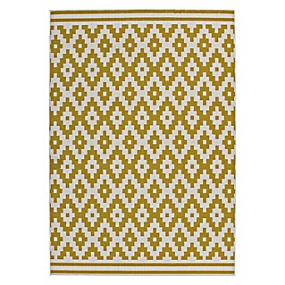 Kayoom Teppich Stella (Elfenbein/Gold, L x B: 170 x 120 cm, 100 % Polypropylen)