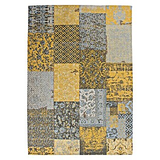 Kayoom Teppich Jacquard (Gold, L x B: 150 x 80 cm, 100 % Baumwolle)
