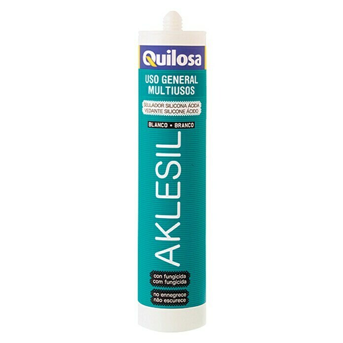 Quilosa Silicona Aklesil blanco (280 ml)
