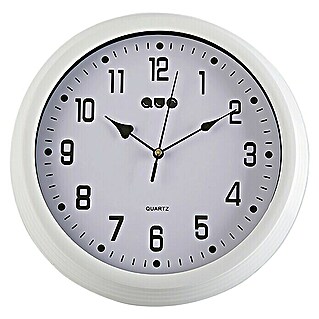 Reloj de pared redondo Rund (Negro/blanco, Diámetro: 28 cm)