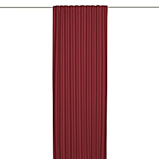 Elbersdrucke Verdunkelungsvorhang Midnight (140 x 255 cm, 100 % Polyester, Rot)