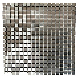 Mosaikfliese Quadrat XCE 15D (30 x 30 cm, Silber, Matt)