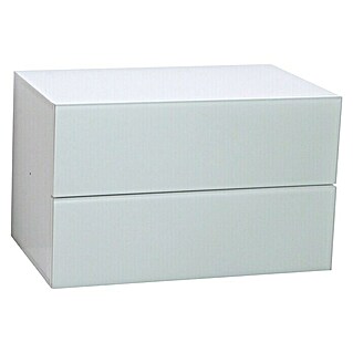 Phönix Atlanta Container (L x B x H: 38 x 55 x 34 cm, Weiß, Anzahl Schubladen: 2 Stk.)