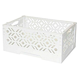 Caja plegable Mini (L x An x Al: 23,8 x 16,1 x 10 cm, Blanco)