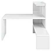 Phönix Atlanta Schreibtisch (L x B x H: 350 x 142 x 118,2 cm, Weiß)