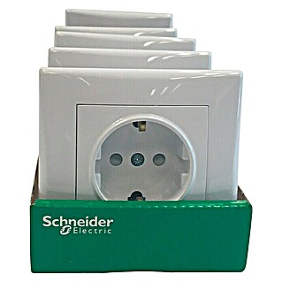 Schneider Electric Sedna Enchufe 5 uds (Blanco, IP20)