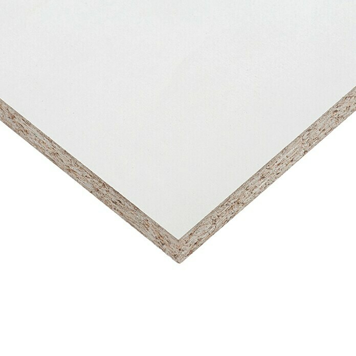 Maderas Daganzo Tablero de melamina (Blanco, 80 cm x 40 cm x 10 mm)