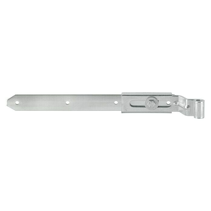 Stabilit Ladenband (L x B x H: 500 x 40 x 5 mm, Stärke: 5 mm, Verstellbar: 0 mm - 30 mm, Galvanisch gelb verzinkt)