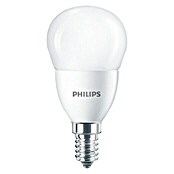 Philips Bombilla LED (5,5 W, E14, Color de luz: Blanco cálido, No regulable, Redondeada)