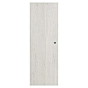 Puerta corredera de madera vinílica Quebec con uñero (82,5 x 203 cm, Blanco/gris, Alveolar)