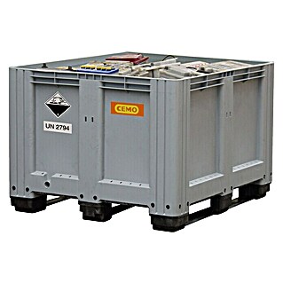 Cemo Altbatterie-Box (Traglast: 600 kg, Material: High Density Polyethylen (HDPE))
