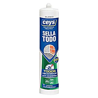 Ceys Silicona Neutra Sella Todo (Blanco, 280 ml)