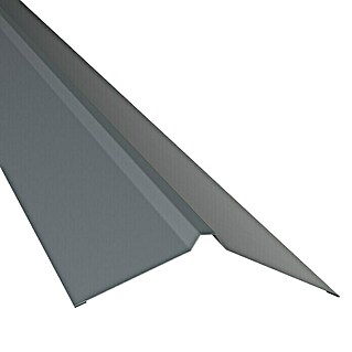 Dachfirst Gerade PP12 (Grau, Länge: 100 cm, Stahl)