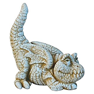 Figura decorativa Dragón cazador (Piedra artificial)
