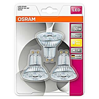 Osram Star LED-Leuchtmittel PAR 16 (4,3 W, Warmweiß, 3 Stk.)
