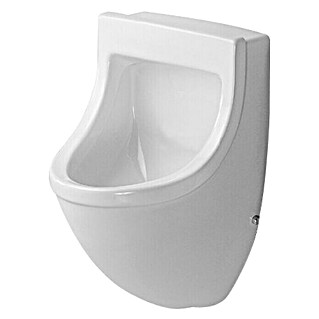 Duravit Starck 3 Urinal (Mit Spülrand, Mit schmutzabweisender Glasur, Zulauf: Hinten, Absaugspülung, Farbe: Weiß, Ohne Zielobjekt)