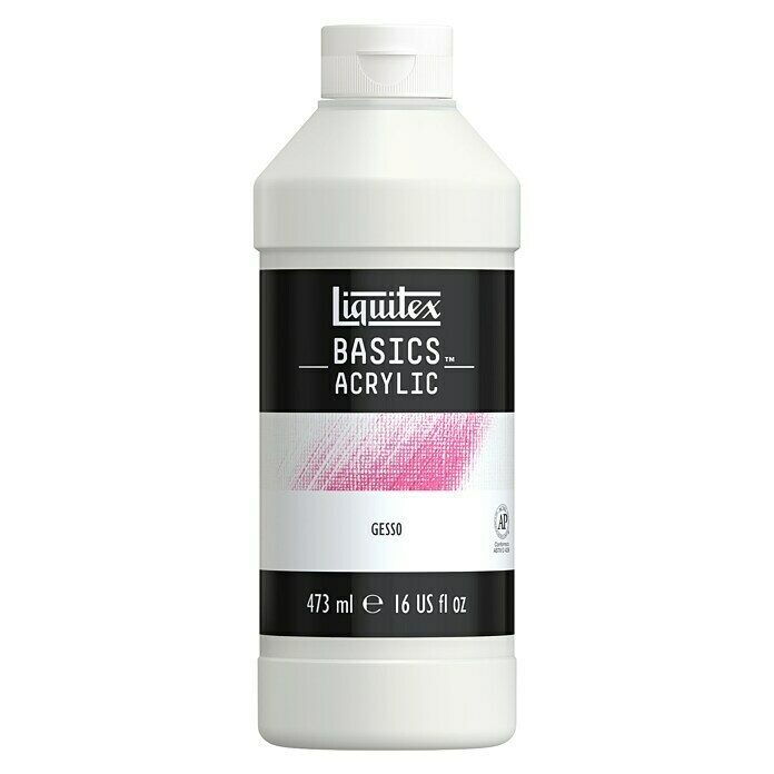 Liquitex Basics Acryl-Gesso (Weiß, 473 ml)