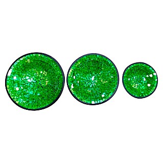 Cuenco set 3  Verde (Ø x Al: 20 x 10 cm, Verde)