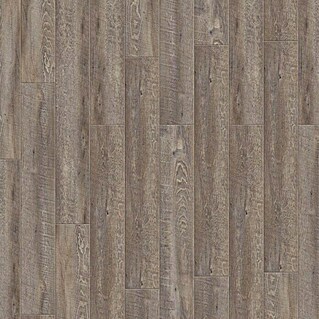 Tarkett Suelo de vinilo Starfloor click 30 Smoked Oak Dark Grey (1,22 m x 18,3 cm x 4 mm, Efecto madera)