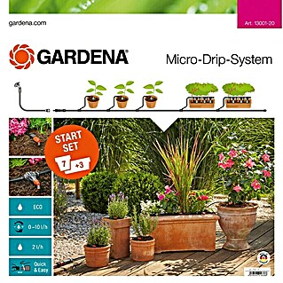 Gardena Micro-Drip Start-Set (Geeignet für: Bis zu 7 Blumentöpfe und 3 Pflanztröge)