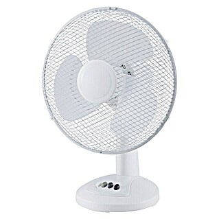 Proklima Stolni ventilator (Bijele boje, Promjer: 30 cm, 40 W, 1.890 m³/h)