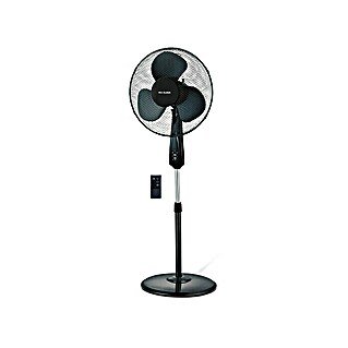 PR Klima Ventilador de pie FS40 (Negro, Diámetro: 40 cm, Con mando a distancia, 2.070 m³/h)
