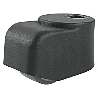 Stabilit Rueda doble (Diámetro ruedas: 25 mm, Capacidad de carga: 50 kg, Casquillo liso, Con agujero pasante, Diámetro agujero posterior: 8 mm)