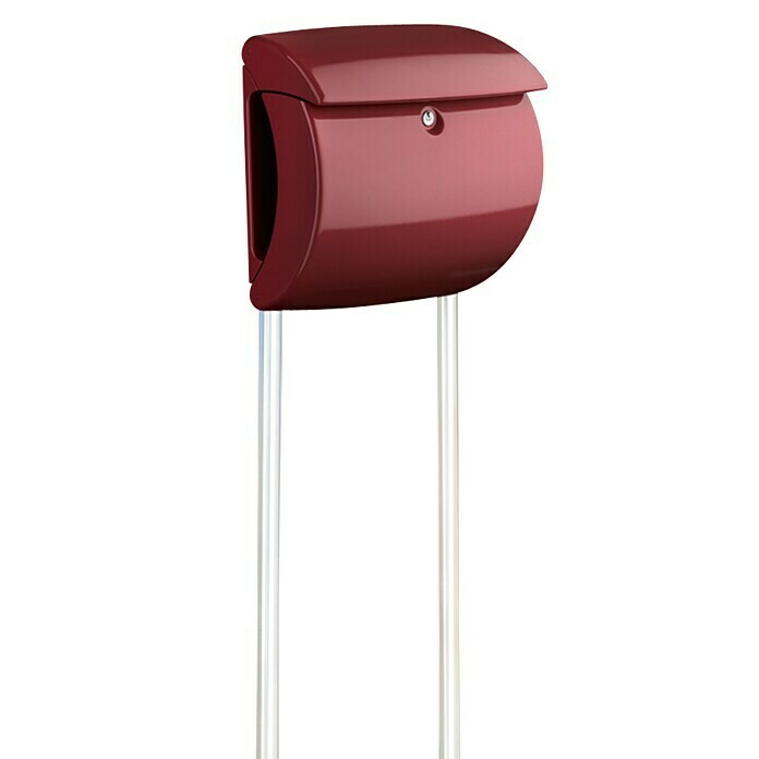 Burg-Wächter Briefkastenständer Universal 150 (Ø x H: 32 x 1.500 mm, Geeignet für: Briefkästen aus Stahl/Edelstahl/Kunststoff, Weiß)