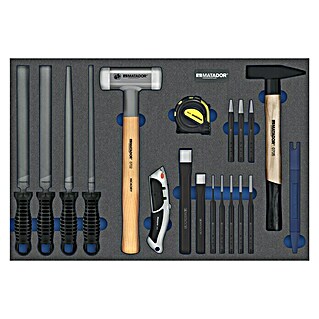 Matador Tool System Werkzeugsatz-Einlage Mechaniker-Werkzeuge (19 -tlg.)