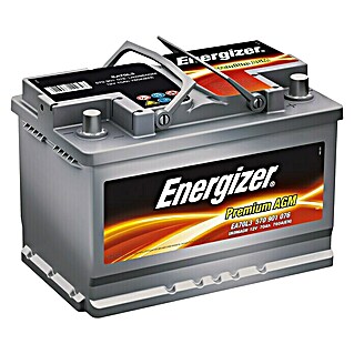 Energizer Autobatterie Premium AGM (Kapazität: 70 Ah, 12 V)