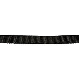 Stabilit Gurtband Meterware (Belastbarkeit: 80 kg, Breite: 25 mm, Polypropylen, Schwarz)