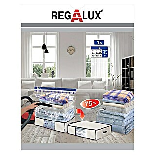Regalux Vakuum-Beutel mit Tasche L (Volumen: 42 l, 42 x 40 x 25 cm)