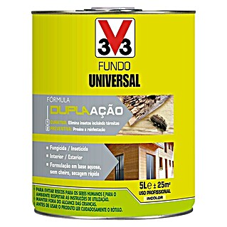 V33 Protección para madera fondo Universal Doble Acción (Incoloro, 5 l)