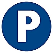 Pickup Gebotsschild (Motiv: Privatparkplatz, Durchmesser: 30 cm)