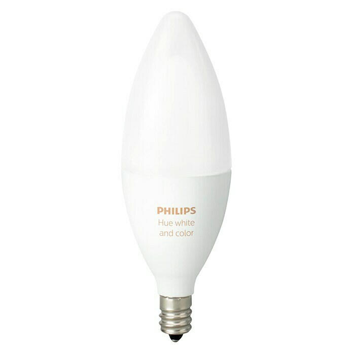 Philips Hue Bombilla LED RGB (6,5 W, E14, RGBW, Temperatura de color ajustable, 1 ud.)