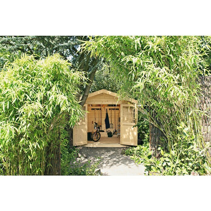 Drvena kućica Vaasa (Drvo, Površina: 5,76 m², Debljina stijenke: 28 mm)