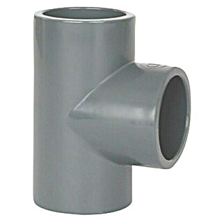 Te de PVC presión (20 mm, PVC)