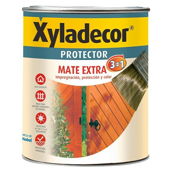 Xyladecor Protección para madera Mate Extra 3 en 1 