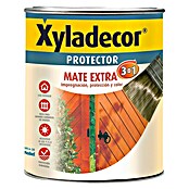Xyladecor Protección para madera Mate Extra 3 en 1 (Castaño, 750 ml, Mate)