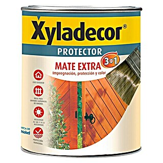 Xyladecor Protección para madera Mate Extra 3 en 1 (Pino Oregón, 750 ml, Mate)