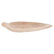 Holzschale (Blattförmig, 50 x 18 x 5 cm)