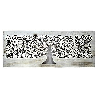 Cuadro de madera Mándala 150 (Mosaico, An x Al: 150 x 60 cm)