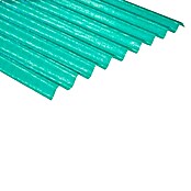 Placa ondulada de poliéster Minionda (250 cm x 110 cm x 0,8 mm, Verde)
