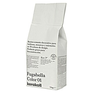 Kerakoll Sellador de resina - cemento Fugabella (Tono de color: 01, 3 kg)