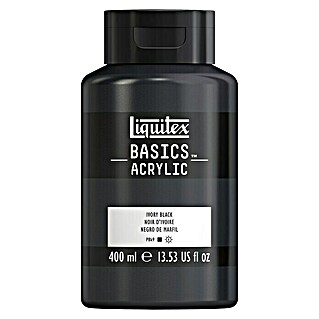 Liquitex Basics Akrilna boja (Bjelokosno crno, 400 ml, Boca)