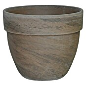 Blumentopf Levante (Außendurchmesser: 30 cm, Höhe: 25 cm, Ton, Terracotta, Basalt)